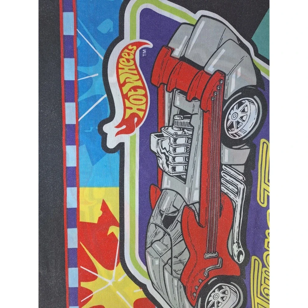 Vintage 1997 Hot Wheels Pillowcase Power Pistons Twang Thang Mattel 90s Racing